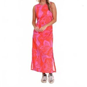 New Alden Adair Vibrant Floral Maxi Dress